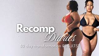 Recomp Diaries Ep. 11 | 30 Day Body Recomposition Transformation (Before & After Results)