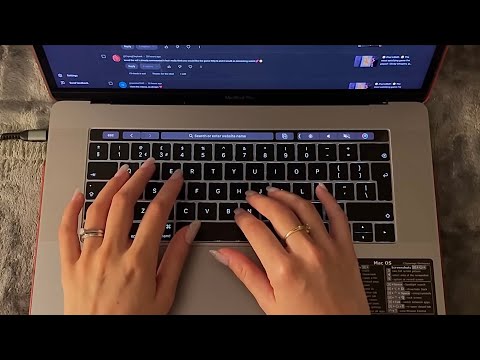 ASMR - Typing & replying to comments (4) - Typing - clicky whispers