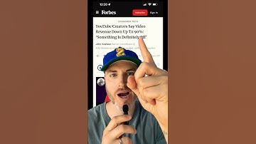 WAARSCHUWING ⚠️YouTube-advertentie-inkomsten dalen met 90%