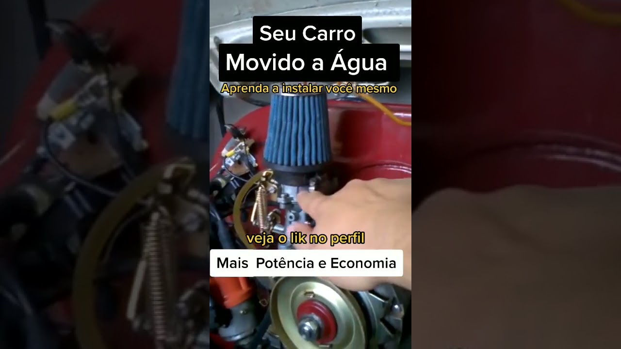 Fusca movido a água! Muito legal, explicando como funciona 