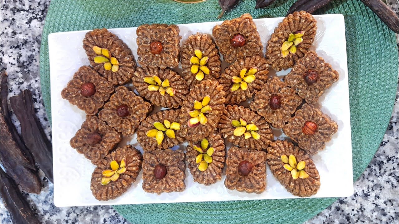 وصفة صحية 100% لمرضى السيلياك بالخروب و المكسرات 💯👌