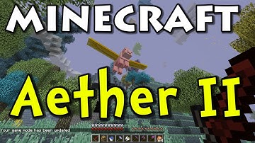 Minecraft Aether 2 Mod - First Peek! (Flying Pigs! Dungeons! Party System!)