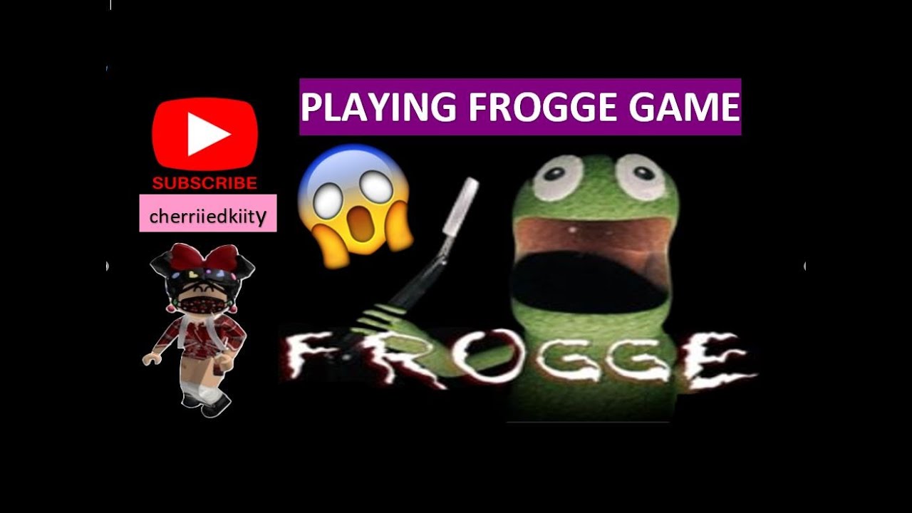 Playing Frogge Game in Roblox YouTube