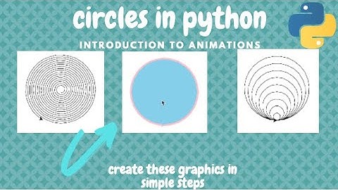 circles in python( introduction to animation) I programming kids