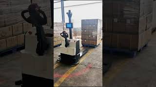 Case: Reeman Ironhide unmanned forklift of a logistics company in Guangzhou
