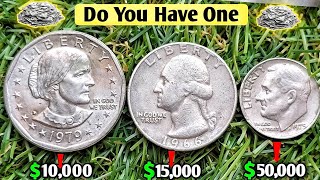 Top 3 Most Rare Coins that could make you BIG MONEY! 1966 QUARTER, 1979 SUSAN B ANTHONY,1975 DIME