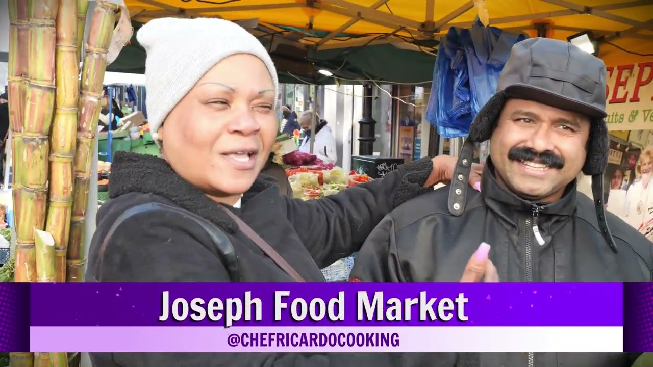 Uk Food Market, Joseph Food Market In The Uk Jamaican Food ! | Chef Ricardo Cooking