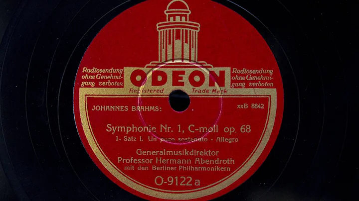 Hermann Abendroth - Brahms Symphony No.1