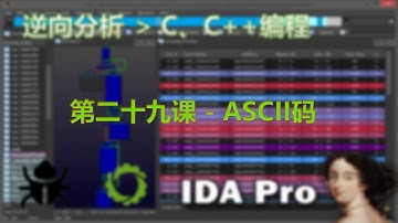 第二十九课 - ASCII码