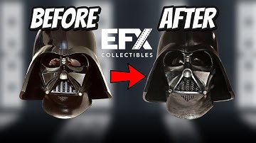 My MODIFIED Darth Vader EFX Helmet