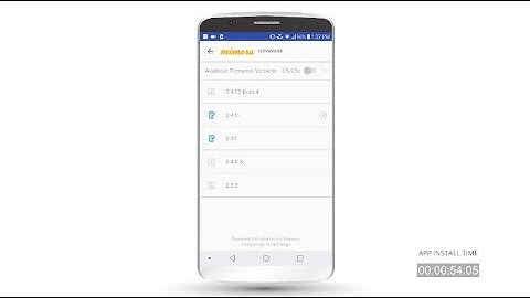 Mimosa in the Field: Install and App Demo (Updated)