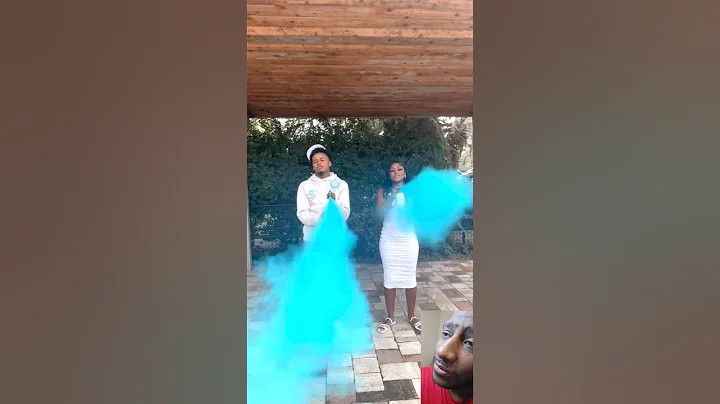 💙💕 She got emotional after Gender Reveal #babyshower #babyshower #genderreveal