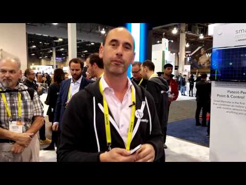 Présentation de la Smart Remote de Sevenhugs au CES 2017