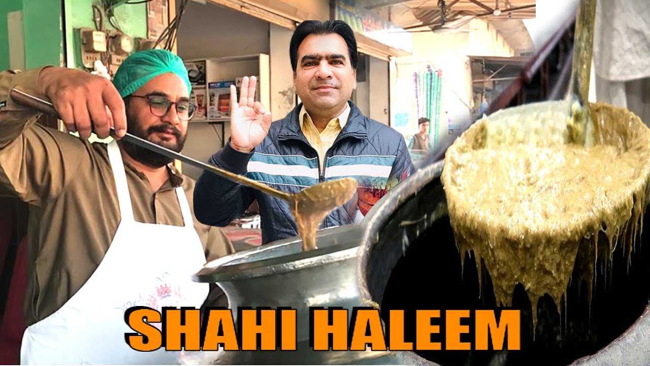 Street Food in Faisalabad | Mazaidar Shahi Murgh Haleem | Most Popular Pakistani Street Food