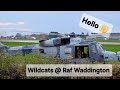 Super Lynx Helicopters at RAF Waddington, Red Arrows Winter Training & F-35 Flypast 11 November 2025