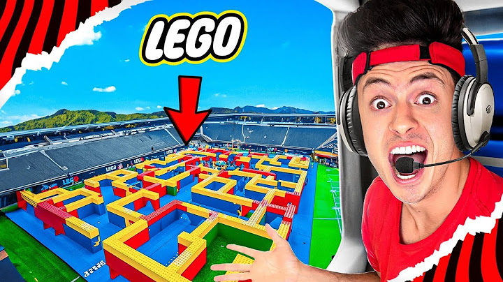 QUEM SAIR DO LABIRINTO DE LEGO GIGANTE MAIS RÁPIDO, VENCE!