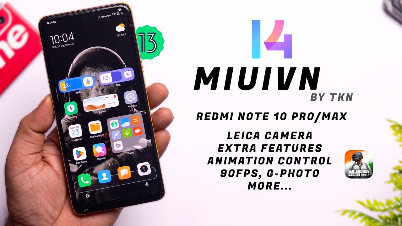 MIUI 14  Vn Edition By TKN for Redmi Note 10 Pro/Max Review, Advanced Features, Animation 🔥