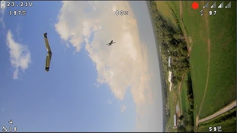 Shark Byte | ScoutHD | Micro HDZero Camera - EDF Jet Chase and Range Test (200mW)