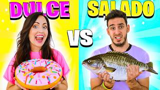 Thumbnail for Comiendo DULCE vs SALADO por 24 Horas con Mi Mejor Amigo 😋🤮 Sandra Cires Art