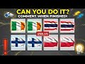 Say The Word On Beat - Very Hard Flag Challenge (Ireland, Thailand, Finland and Poland) #games 