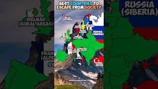 Best Countries to Escape from Society
