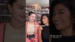 COLOR THEORY TEST WITH @selenagomez for @RareBeauty’s new blush launch