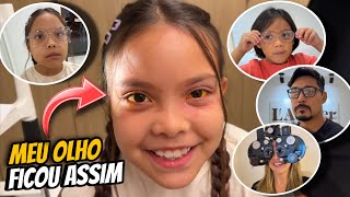 MEU OLHO FICOU AMARELO ! 😱 * VOU PRECISAR DE ÓCULOS ?! 🤓 * 