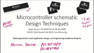 004 PIC16F877A MCU Schematic design training