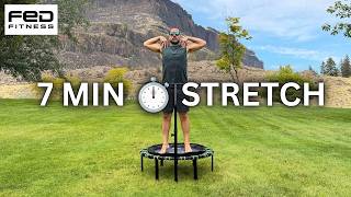 7-Minute Rebounding Stretch Workout #9 with Trophy Jeff | FED FIT 7