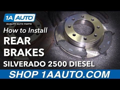 how-to-replace-rear-brake-pads-rotors-05-10-chevy-silverado-2500-hd-diesel