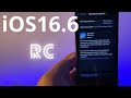 iOS 16.6 RC disponible .Quoi de neuf sur iPhone?