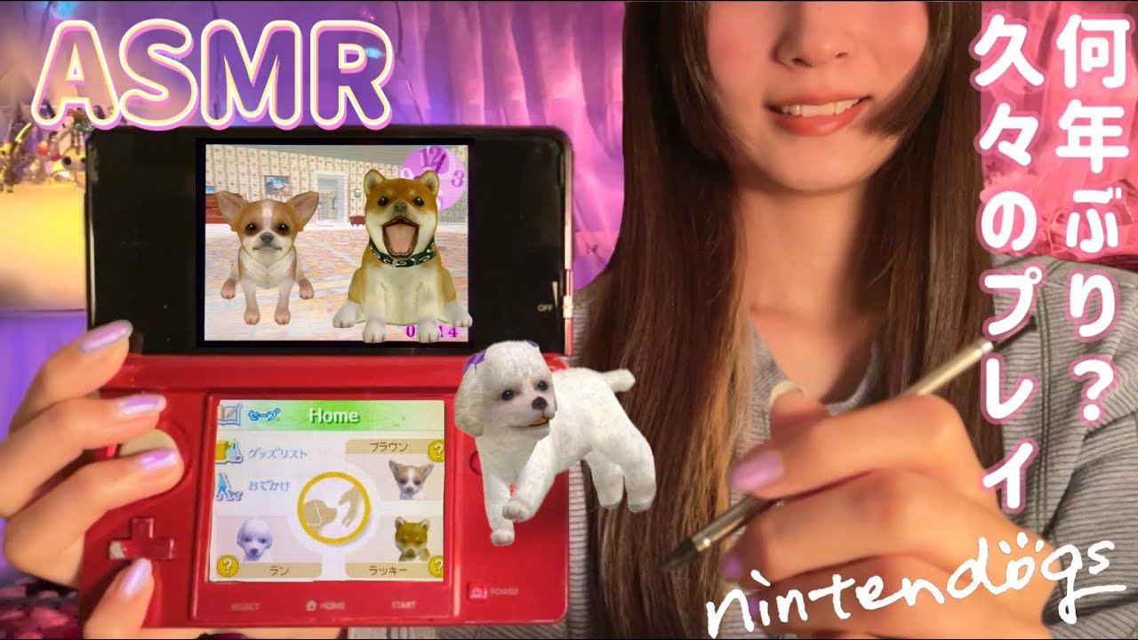 【ASMR】ニンテンドックス｜10年以上ぶりに帰宅したら癒された（タッチペン・囁き声）