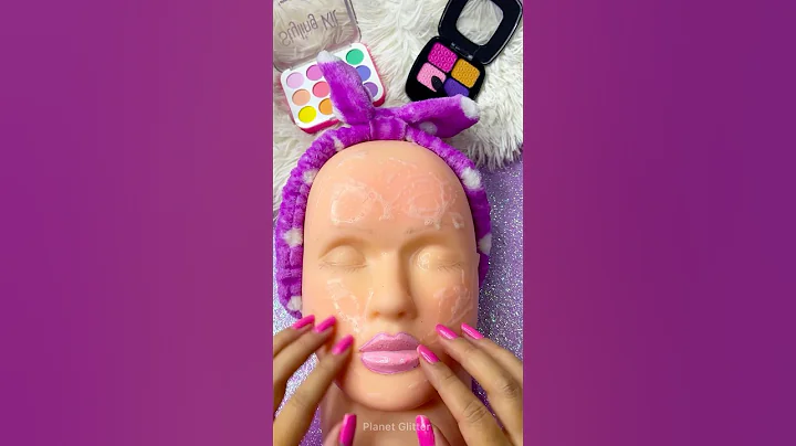 ASMR Satisfying with Unboxing & Review Mannequin head Makeup Skincare Sounds Video Fast Relax Time