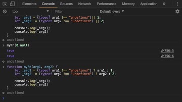Javascript - Adding default parameters to functions