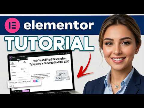 How To Add Fluid Responsive Typography In Elementor (Updated 2026)