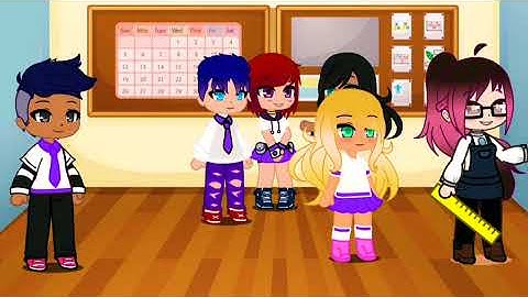 LANCE DE ESCOLA 3 - Só Um Beijo - Kysha e Mine, stefan // Gacha Club
