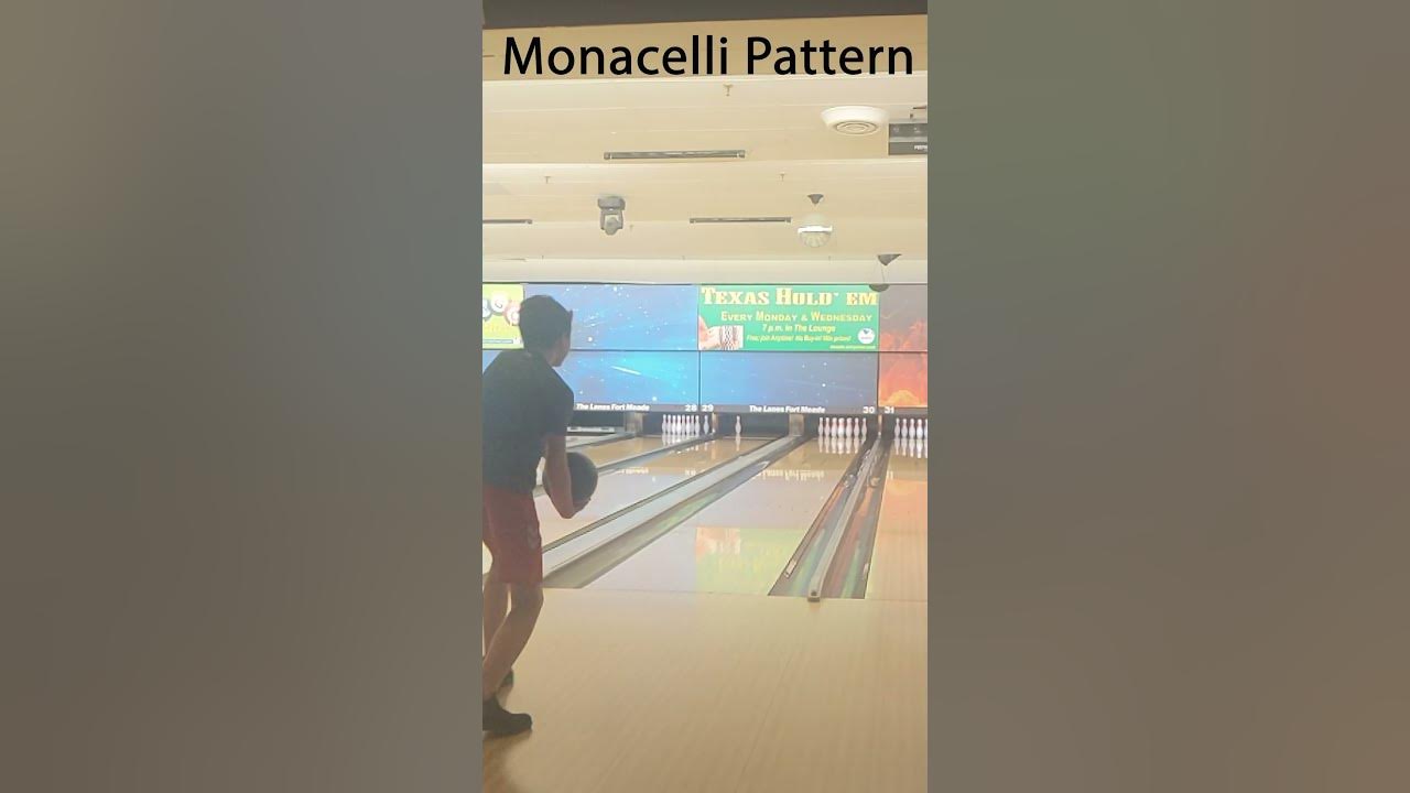 12 year old on PBA Monacelli oil pattern bowling twohandedbowling