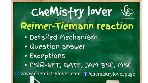 Reimer Tiemann reaction || with question || BSC, MSC, IIT-JAM, CSIR-NET, GATE