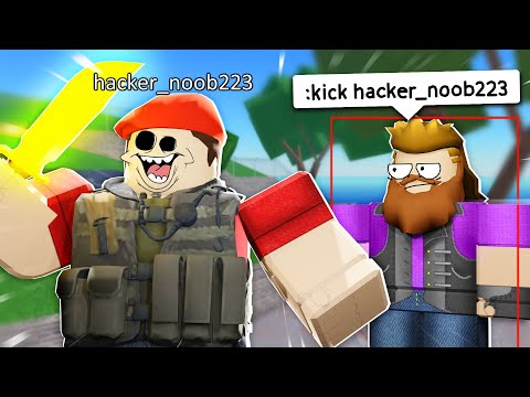 I Became A Hacker Hunter In Arsenal Arsenal Roblox - free roblox hacks arsenal