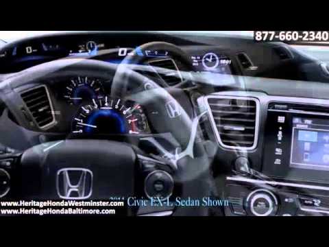 New 2014 Honda Civic Sedan Interior Owings Mills Baltimore