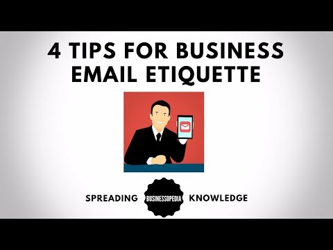 4 Tips for Business Email Etiquette