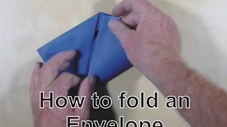 How to fold an envelope / Briefumschlag falten
