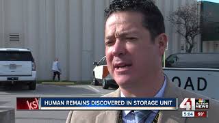 Lenexa police find human remains in storage unit