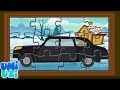 Taxi Puzzle, Car Cartoon And Game Video For Children