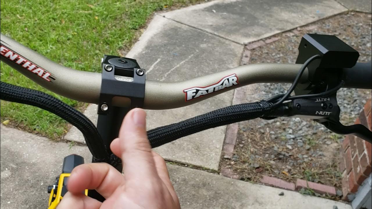 How to Change Handlebars on Vsett10+ / fix stock loose grip problem