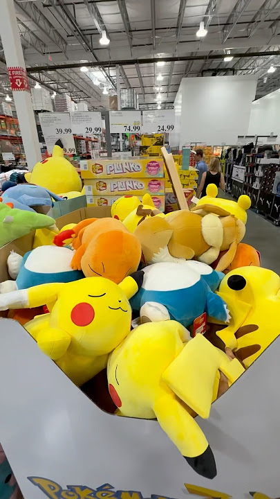 Sleeping Pokémon plush at Costco