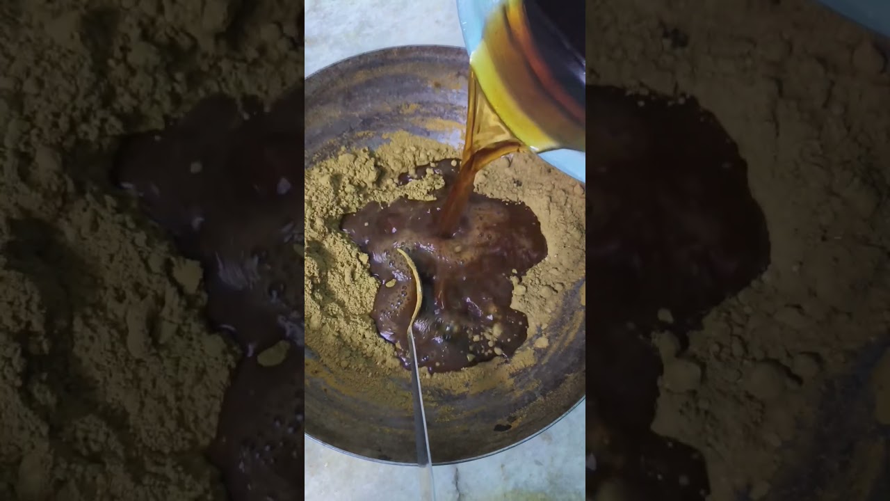 My Secret DIY Henna mask for Natural brown shine & strong hair #hair #longhair #short #reel