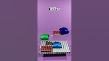 Cloth Simulation Pillow🤩 #clohsimulation #blender #3danimation #3dart