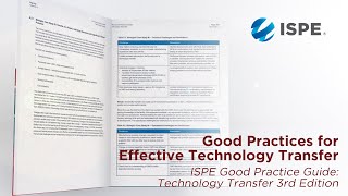 ISPE Good Practice Guide: Technology Transfer 3rd Edition