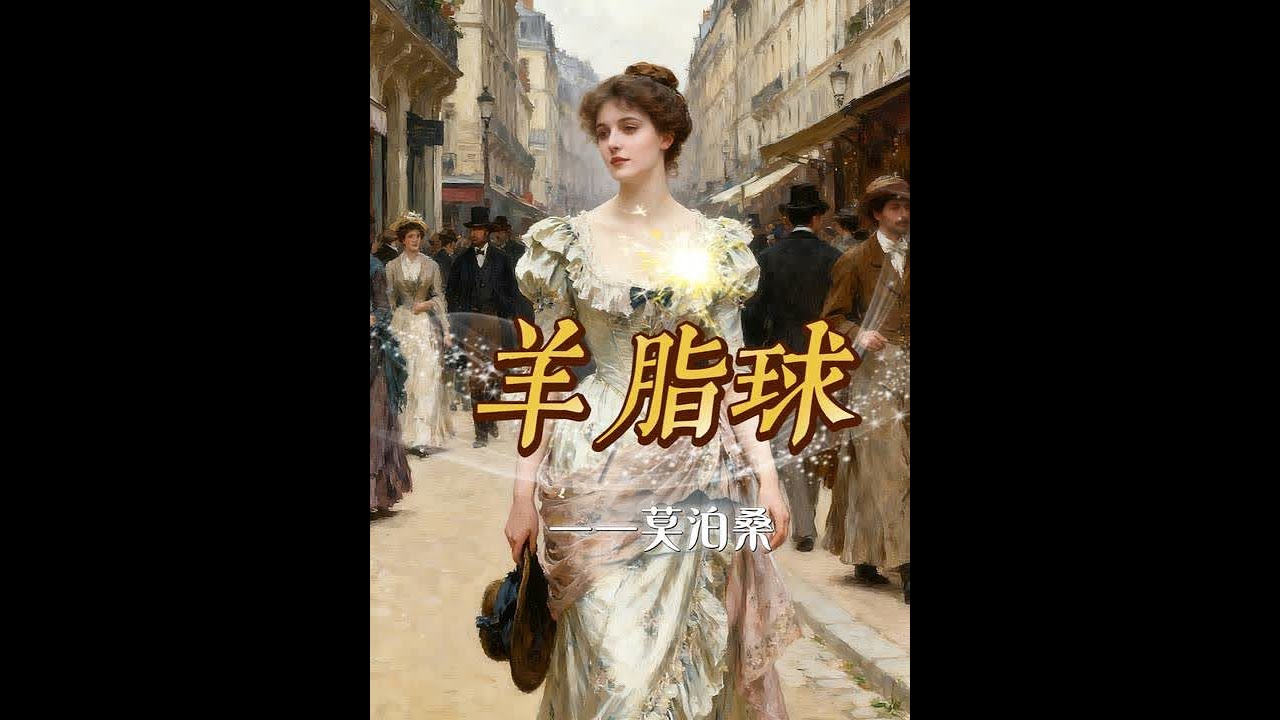 7分钟带你走进法国作家莫泊桑成名作品《羊脂球》，这部作品将人性的丑陋表现的淋漓尽致，彻底的撕开了那些所谓